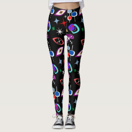 Geometric Colorful Mönster Leggings