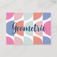 Geometric Colorful Semi Circle Geometric