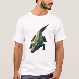 Geometric Crokodile T Shirt