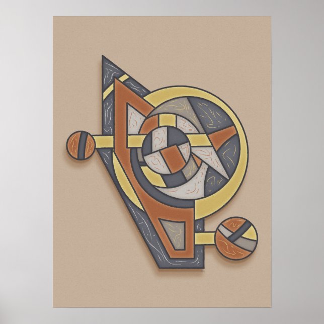 Geometric Deco Fusion Design Poster (Framsidan)