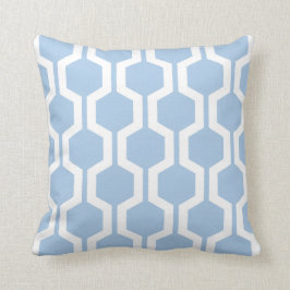 Geometric Dekorativ kudde i Placid Blue