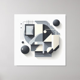 Geometric Depth Structure Canvastryck