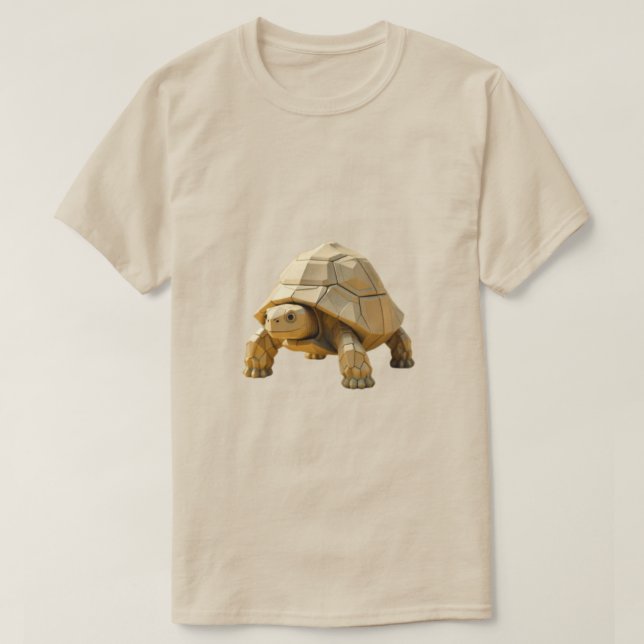 Geometric Desert Tortoise T Shirt (Design framsida)