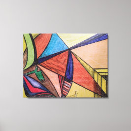 Geometric Design 21 Canvastryck
