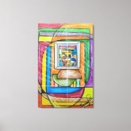 Geometric Design 26 Canvastryck