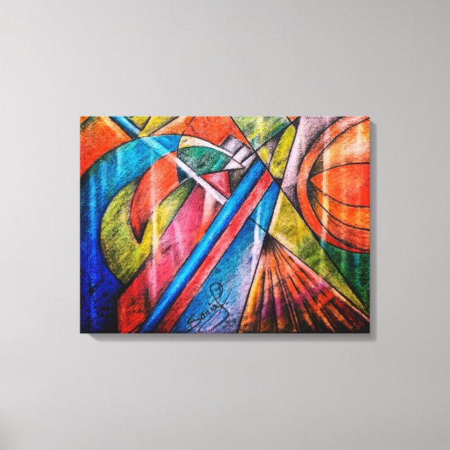 Geometric Design 31 Canvastryck (Framsida)