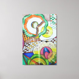 Geometric Design 32 Canvastryck