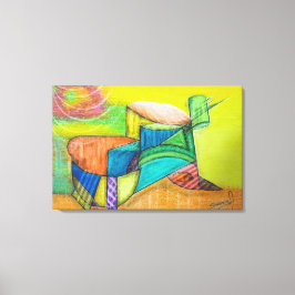 Geometric Design 35 Canvastryck