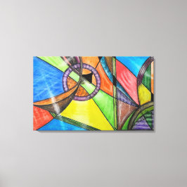 Geometric Design 36 Canvastryck