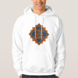 Geometric Design Manar för sydvästra bergstoppar Hoodie