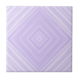 Geometric Diamond Lila och Lilac Bathroom Kakelplatta