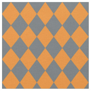 Geometric Diamond Mönster Tyg