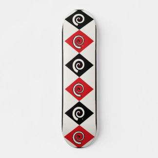 Geometric Diamond Spiral Mini Skateboard Bräda 18,5 Cm