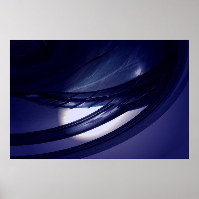 Geometric Digital Abstrakt Art Poster utskrift (Framsidan)