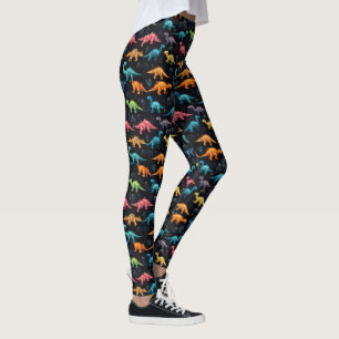 Geometric Dino Leggings