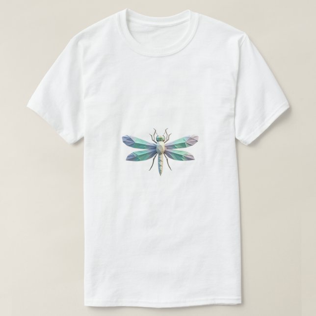 Geometric Dragonfly T Shirt (Design framsida)