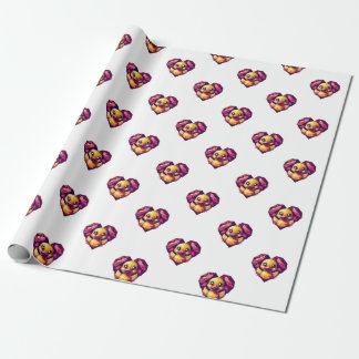 Geometric Duckling i Crystal Heart Presentpapper