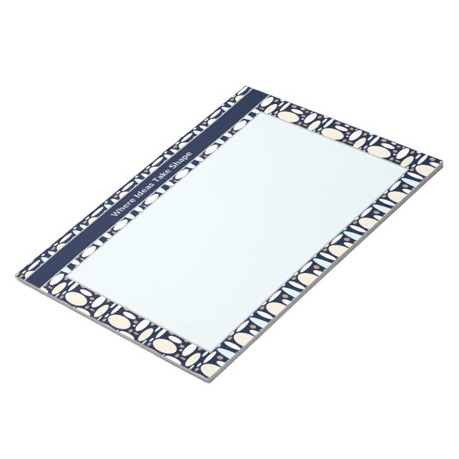 Geometric Elegance Anteckningsblock (Vinklad)