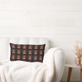 Geometric Elegancy Cotton Lumbarkudde