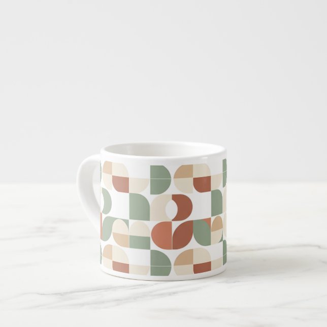 Geometric  espressomugg (Framsida vänster)