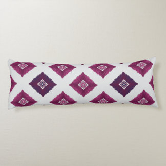 Geometric Ethnic Pattern Body Pillow – Burgundy Re Kroppskudde