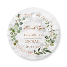 Geometric Eucalyptus Marble Elegant bröllop