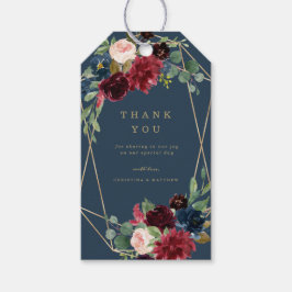 Geometric Fall Elegance Gift-Märkre Presentetikett