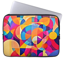 Geometric Färg Emotion Laptop Fodral