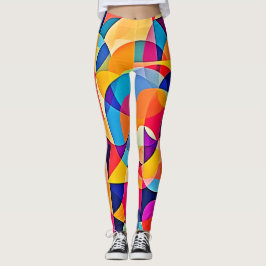 Geometric Färg Emotion Leggings