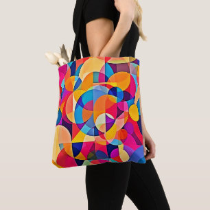 Geometric Färg Emotion Tygkasse