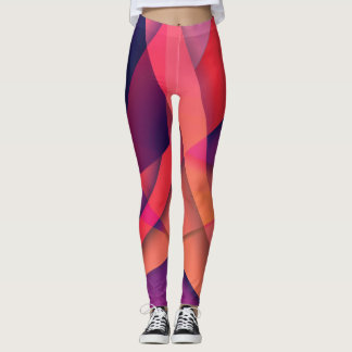 Geometric Färg Leggings