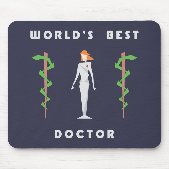 Geometric Female World's Best Doktor Musmatta (Framsidan)