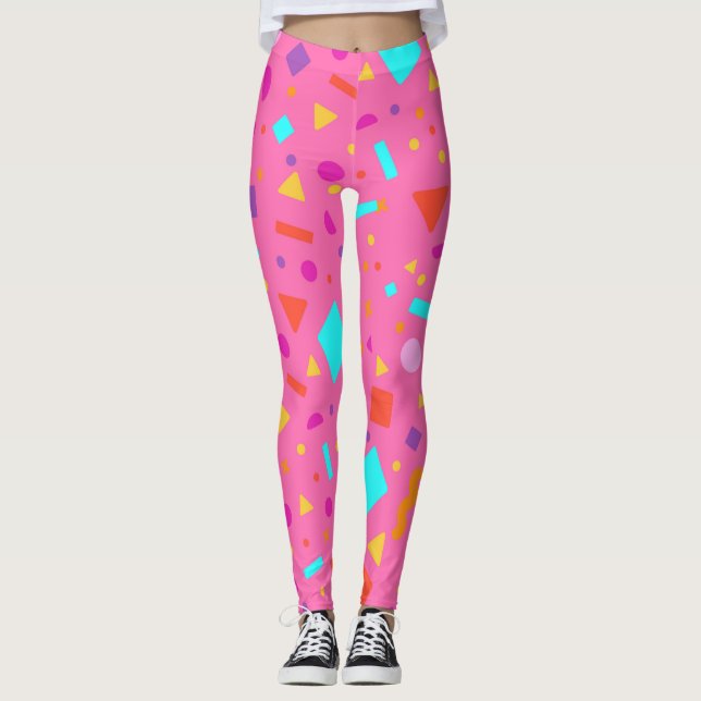 Geometric Figur Creation 4 Leggings (Framsida)