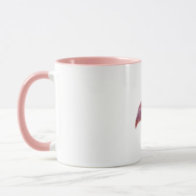 Geometric Flamingo Mugg (Vänster)