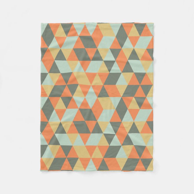 Geometric fleece filt (Framsidan)