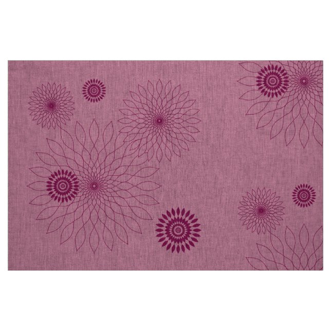 Geometric Flower〜ピンク〜 Tyg (Fat Quarter)