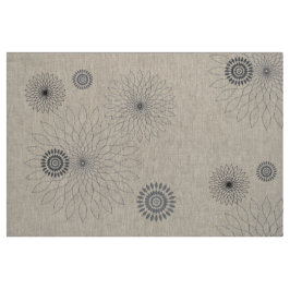 Geometric Flower〜ブラック_濃淡あり〜 Tyg
