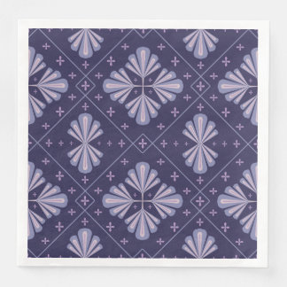 Geometric Flower Petals Abstract Repeat Pattern Pappersservett