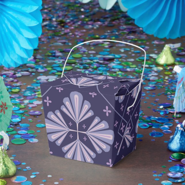 Geometric Flower Petals Abstract Repeat Pattern Presentaskar (Part)