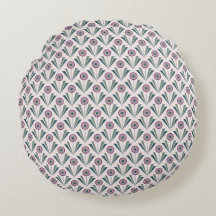 Geometric Flowers Baby Blanket med Namn