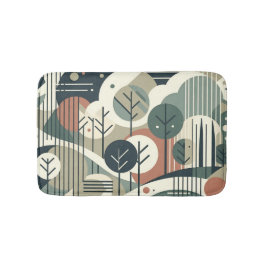 Geometric Forest Badrumsmatta