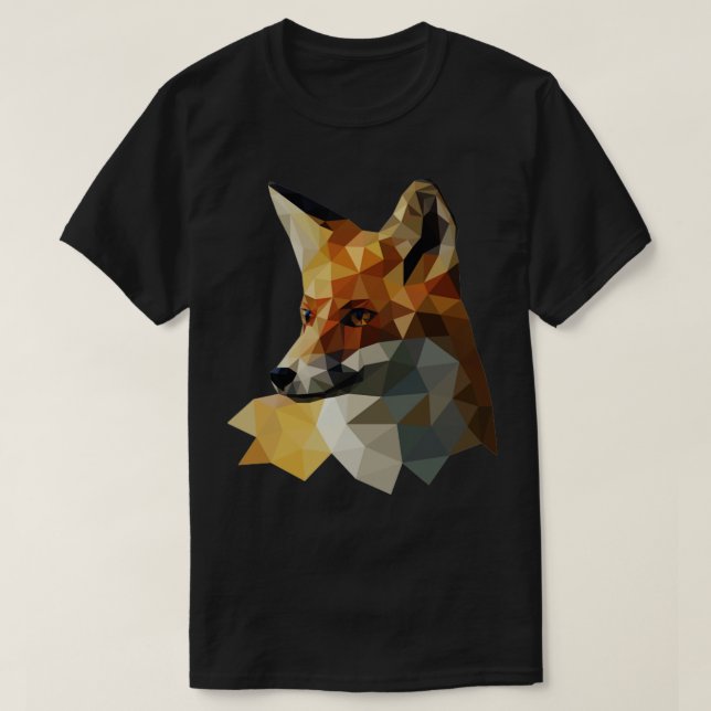 Geometric Fox T Shirt (Design framsida)