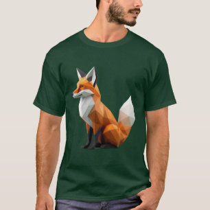 Geometric Fox T Shirt