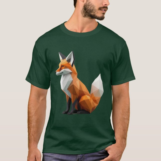 Geometric Fox T Shirt (Framsida)