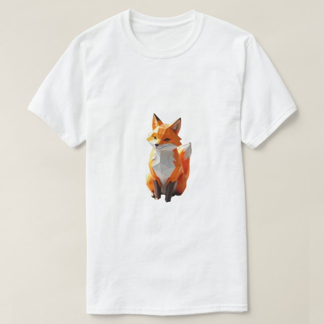 Geometric Fox T-shirt (Design framsida)