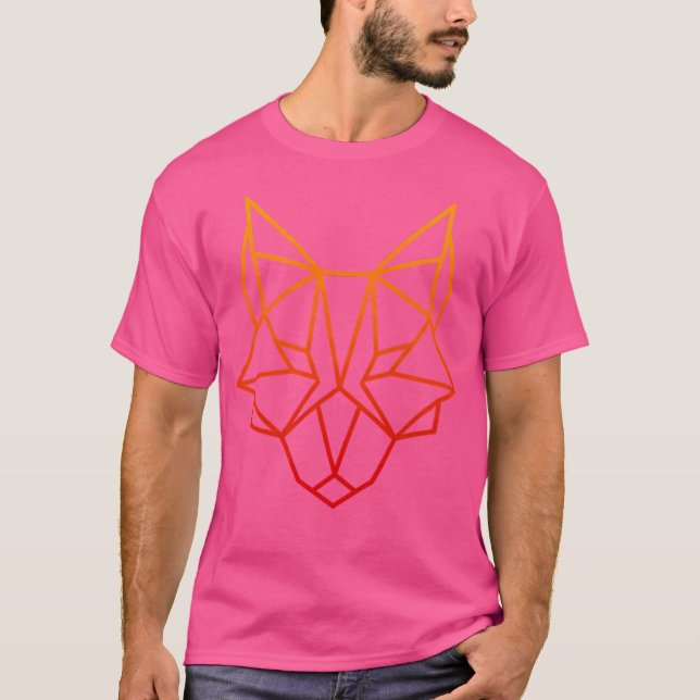 Geometric Fox T Shirt (Framsida)