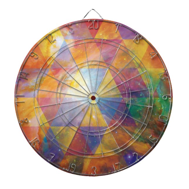 Geometric Galaxy Art Darttavla (Framsidan)
