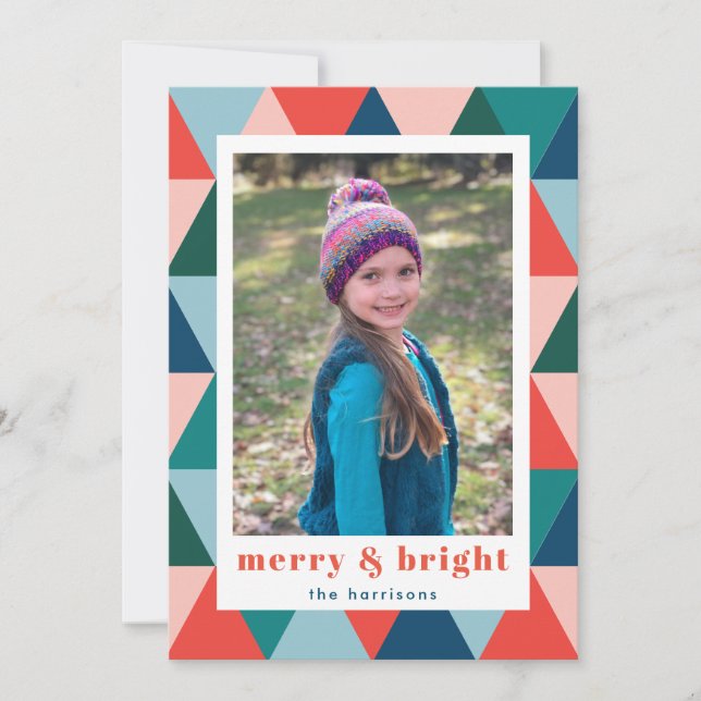 Geometric gräns kort (Framsida)