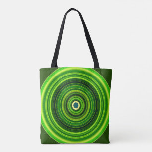 Geometric Greena Mandala Design-64055 Tygkasse