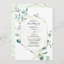 Geometric Greenery Eucalyptus Löv Bröllop